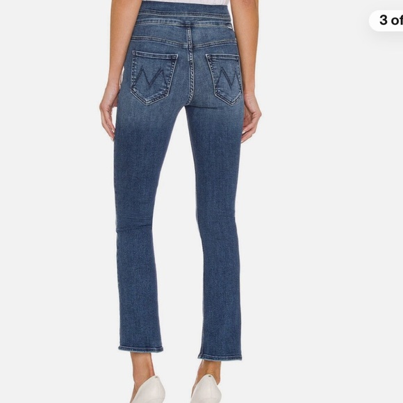 MOTHER - THE TRIPLE STACK INSIDER ANKLE - CHICK FLICK Sz 29 - Picture 3 of 5